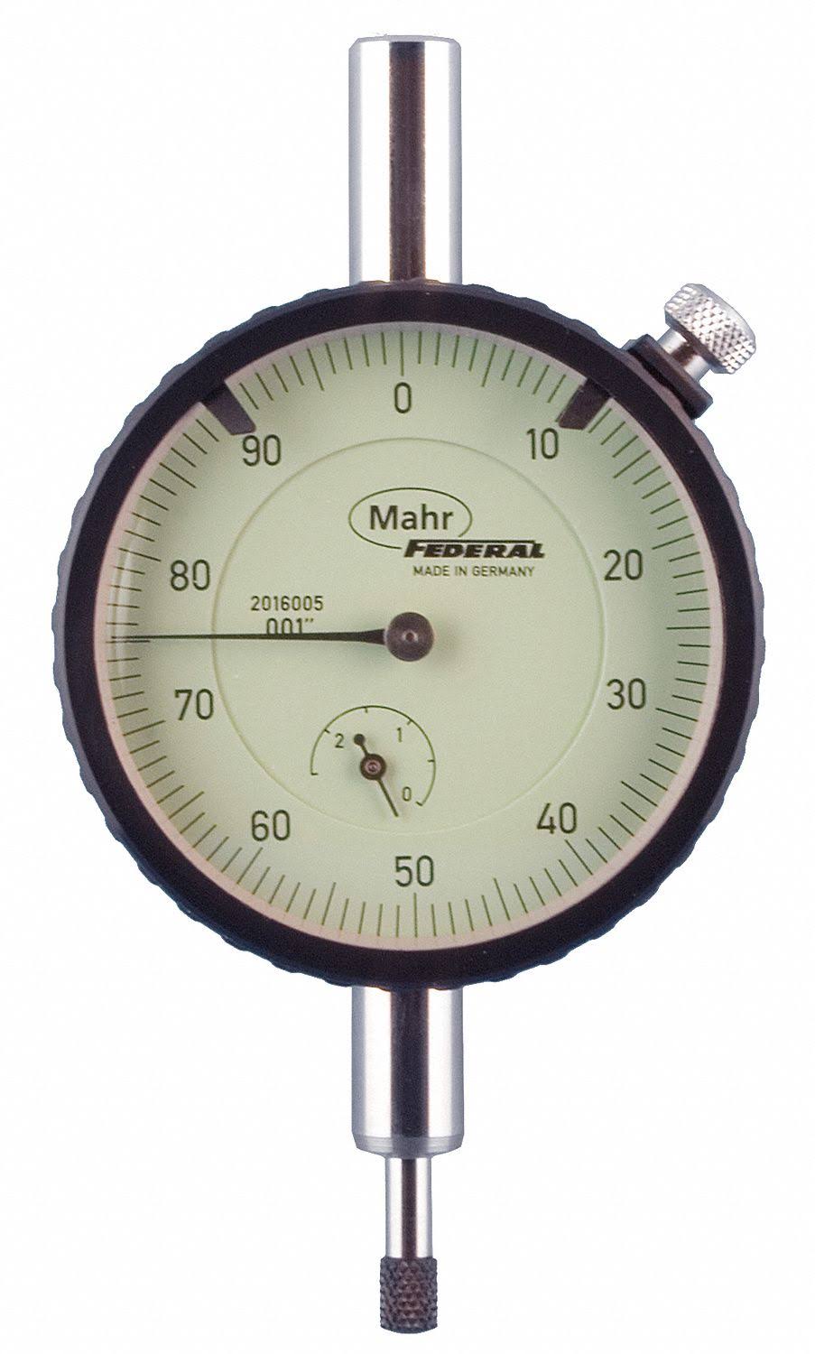 Dial Indicator, 0 to 0.250 In, 0-100 R15872
