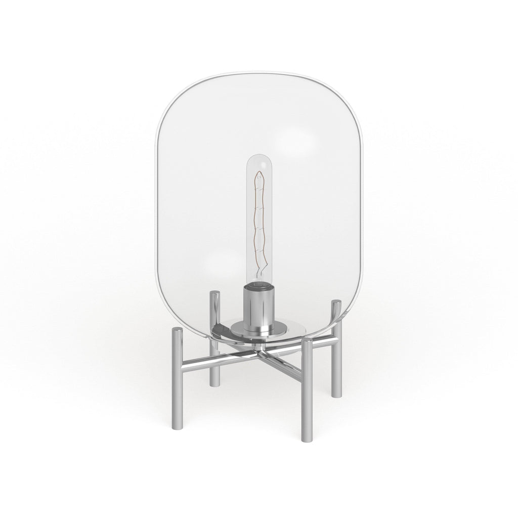 Clear Glass Globe Table Lamp P2490