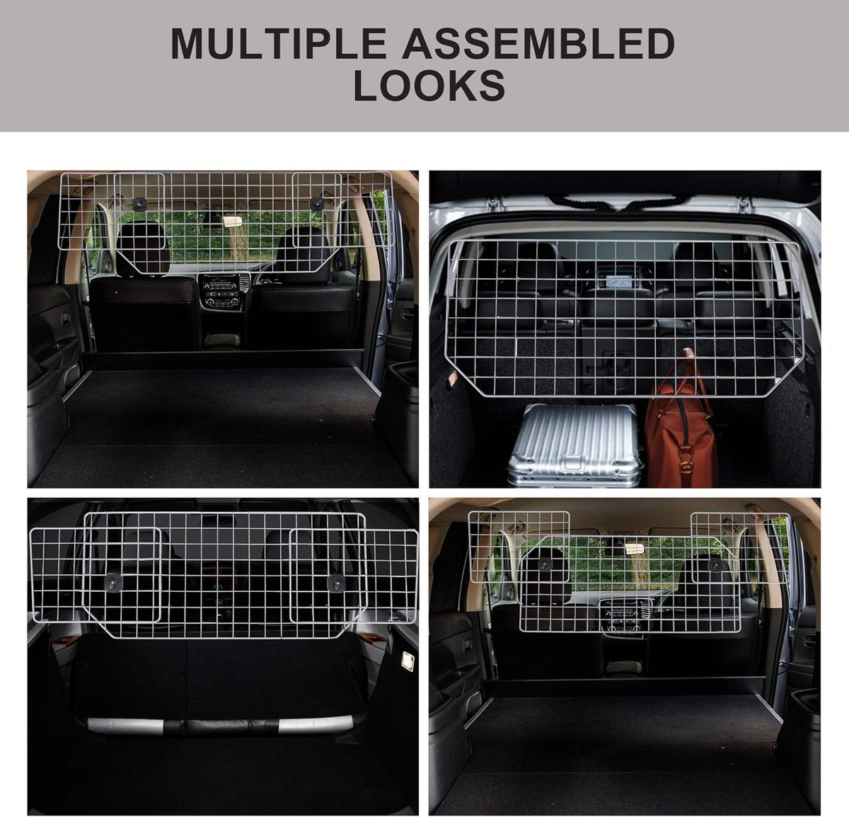Heavy-Duty Adjustable Wire Mesh Pet Barrier W759117