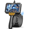 5 Inch Borescope with 6 LED Lights, 10FT Semi-Rigid Cable, IP67 Waterproof Inspection Camera with 32GB Card K94585