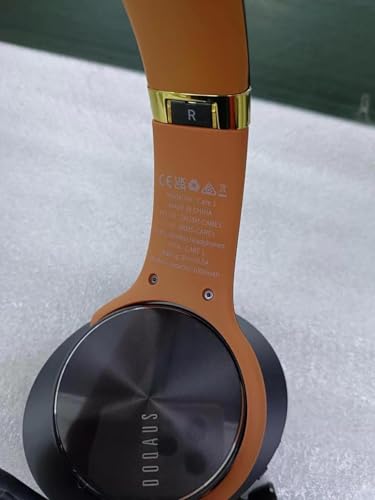 Bluetooth Headphones Over Ear, 90 Hours Playtime, Wireless, Noise Isolating, HiFi Stereo, Black F435786
