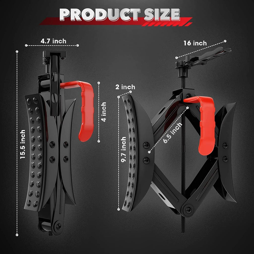 RV Wheel Chocks 2 Set Wheel Stabilizer with Ratchet Wrench M3597