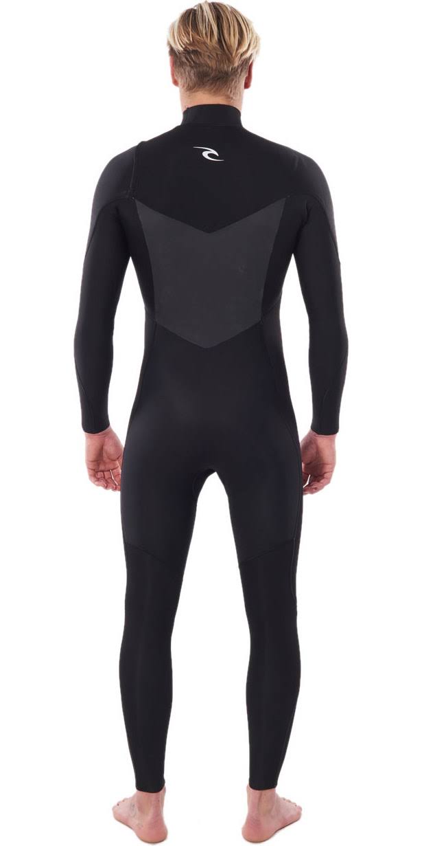 Black 4/3mm Chest Zip Wetsuit D138