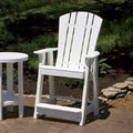 Lime Green/Black Plastic Adirondack Chair F1827