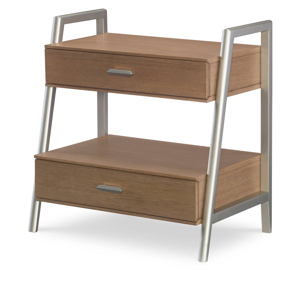 2 Drawer Leg Nightstand Q587020
