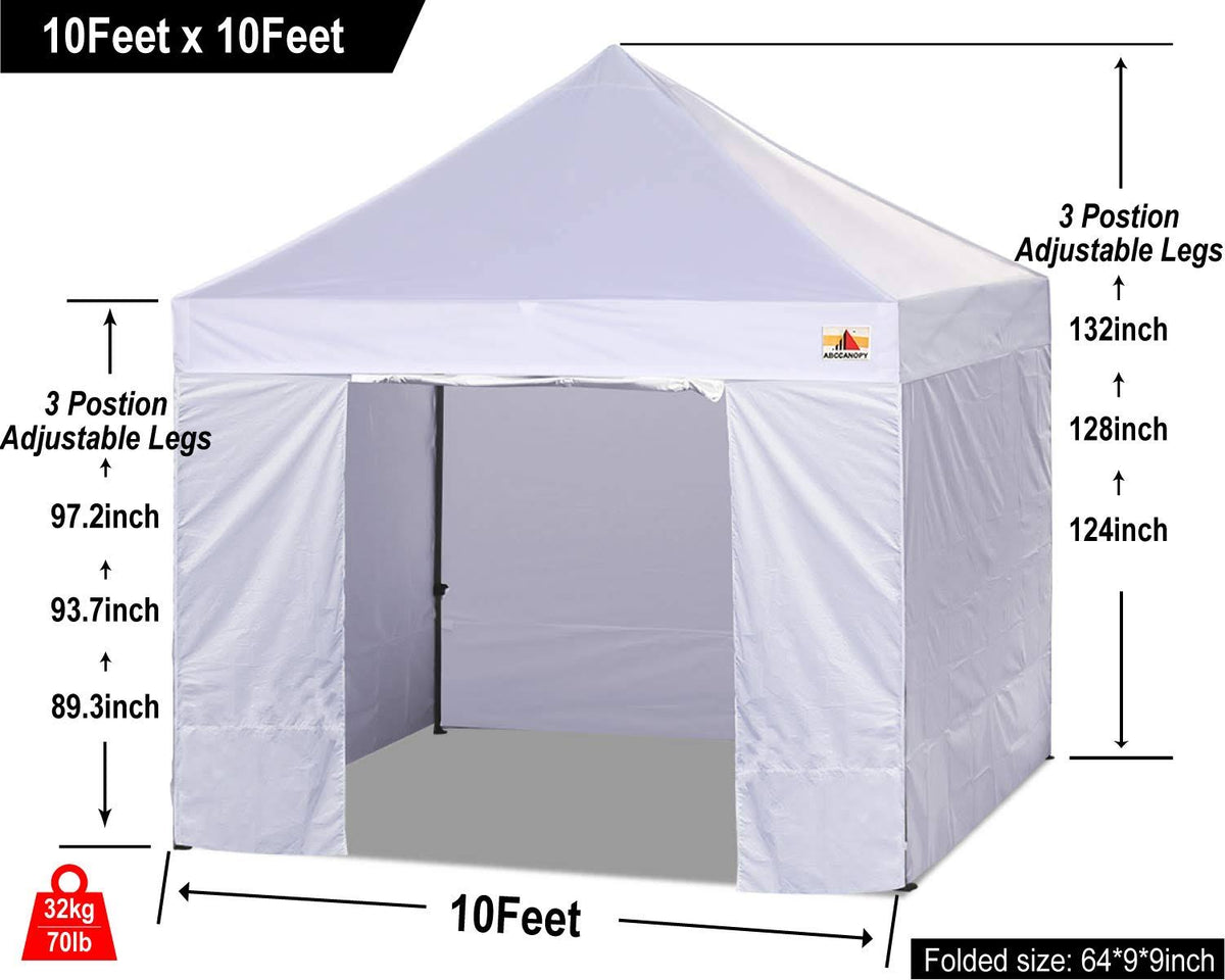 Canopy Tent 10 x 10 Pop Up Commercial Tents Y616