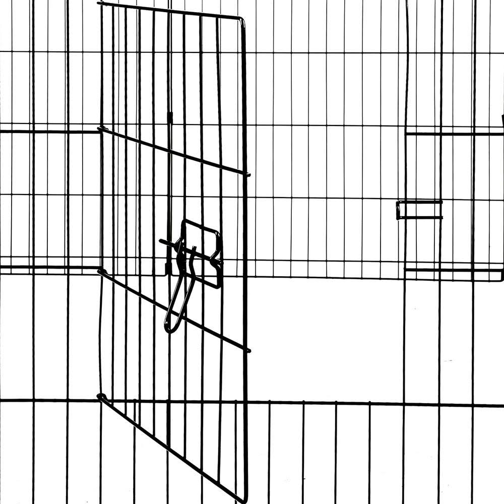 8 Panel Pet Dog Playpen Exercise Cage Enclosure Q222685