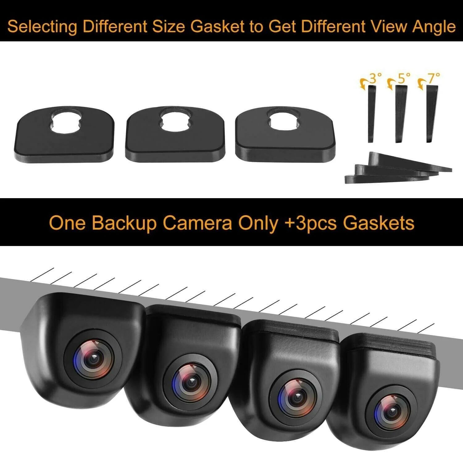 Backup/Front View Camera, IP69K Waterproof O28643