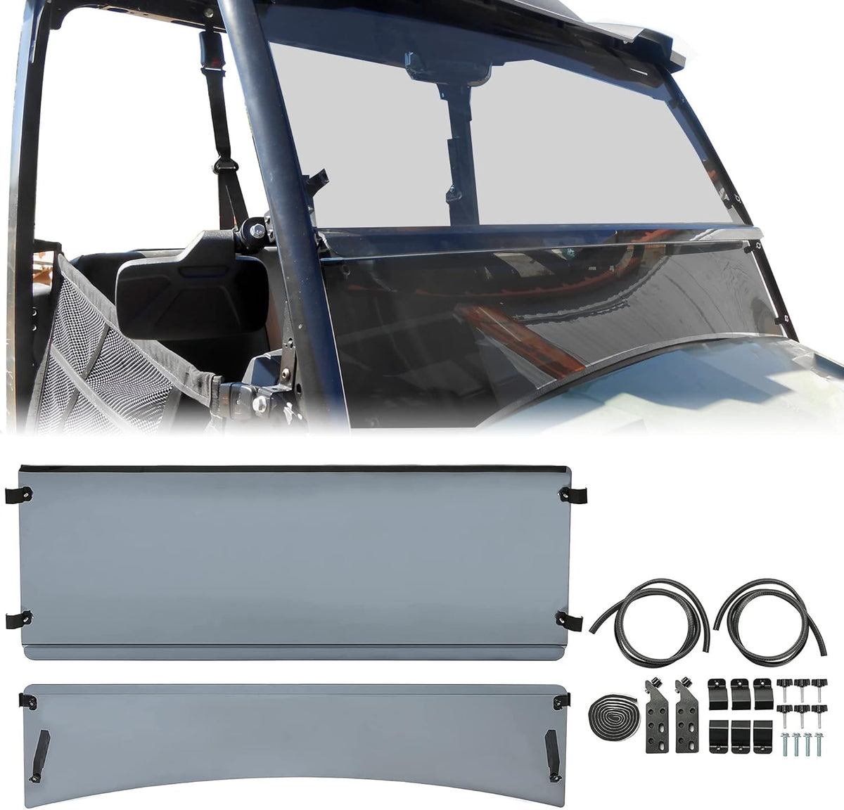 Full Smoke Windshield A7454