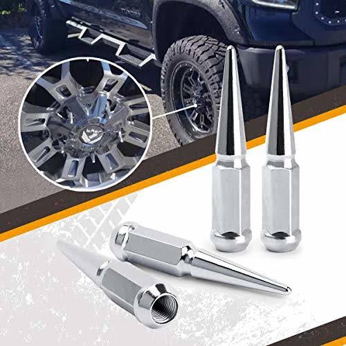 24 Silver M14X1.5 Cone Seat Closed End Wheel Lug Nuts D92893