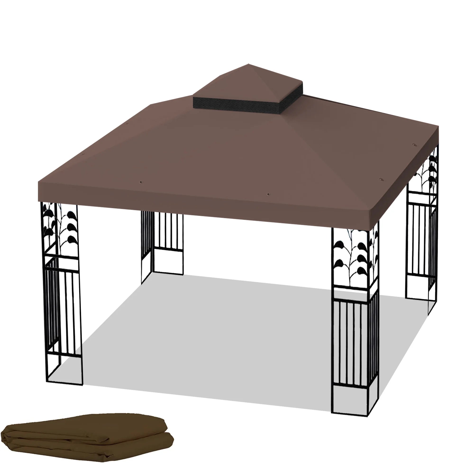 10 x 10 Ft Waterproof Gazebo Replacement Cover L213