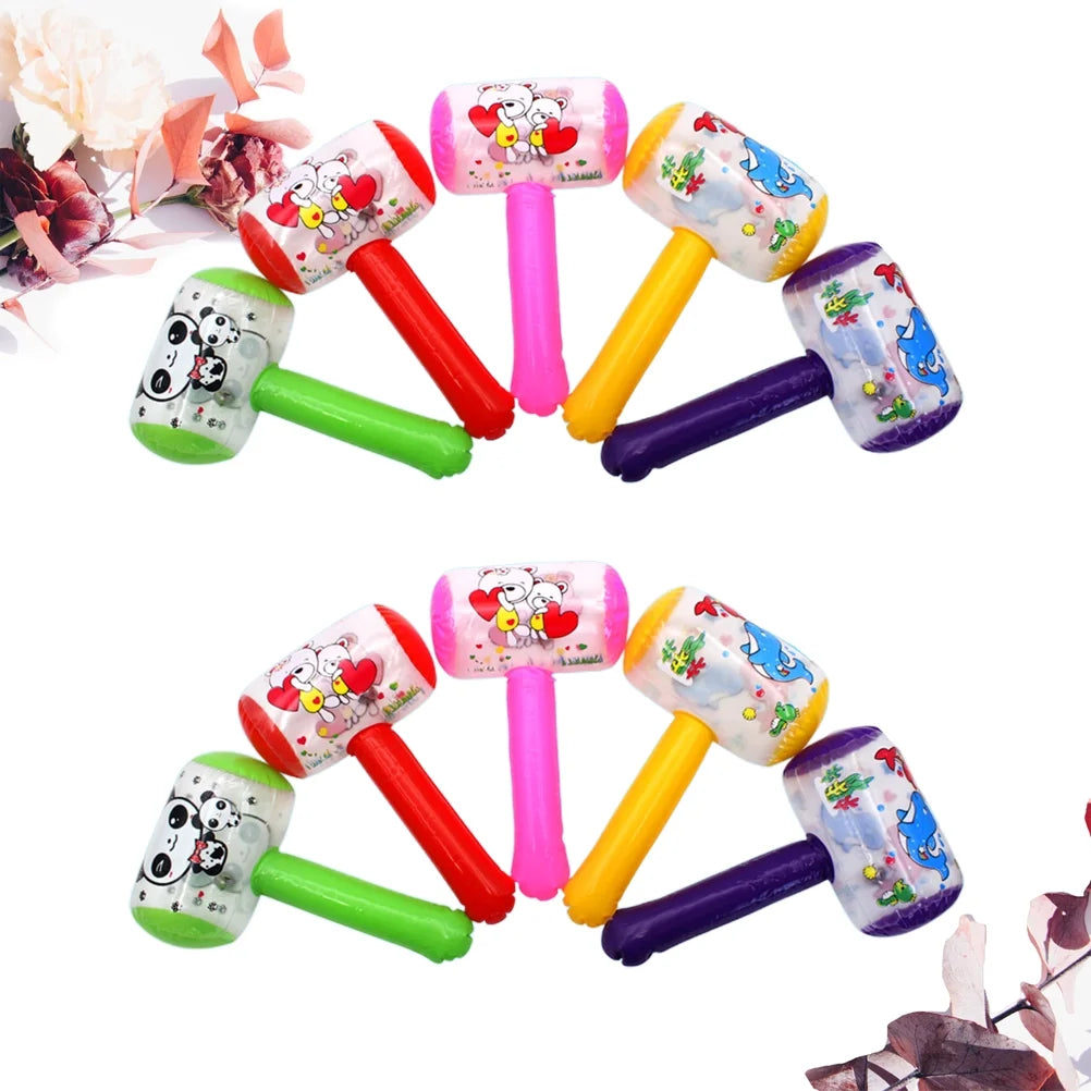 Inflatable Hammer Toy with Bell W8359