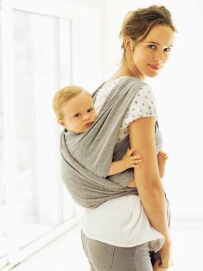 Grey Wrap Baby Carrier F260