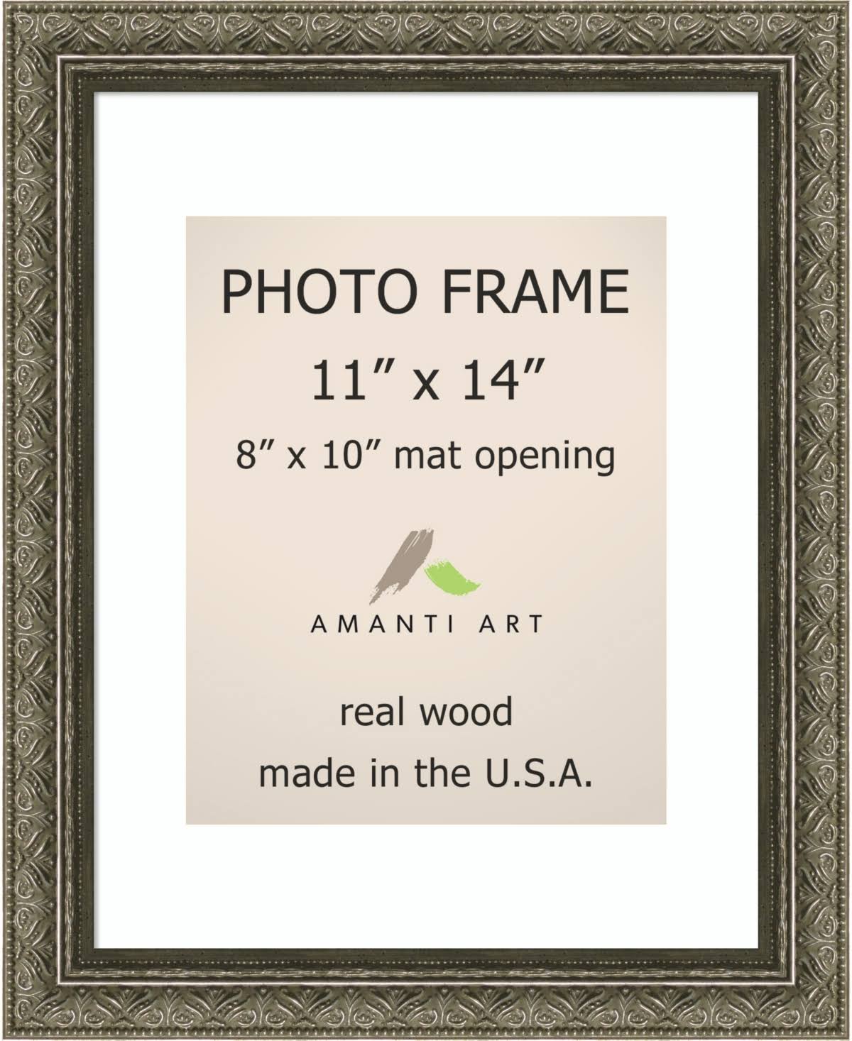 Pewter Matted Photo Frame P876