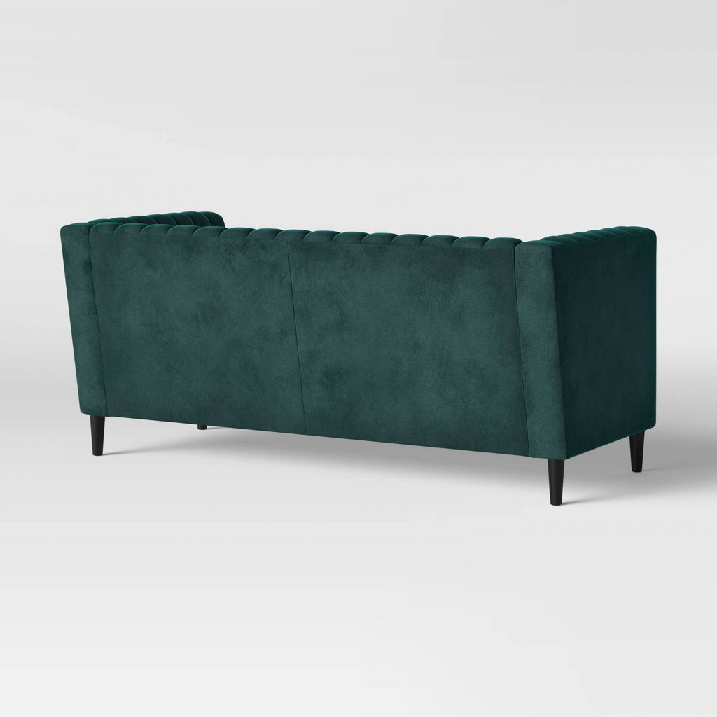Green Channel Tufted Sofa P101552
