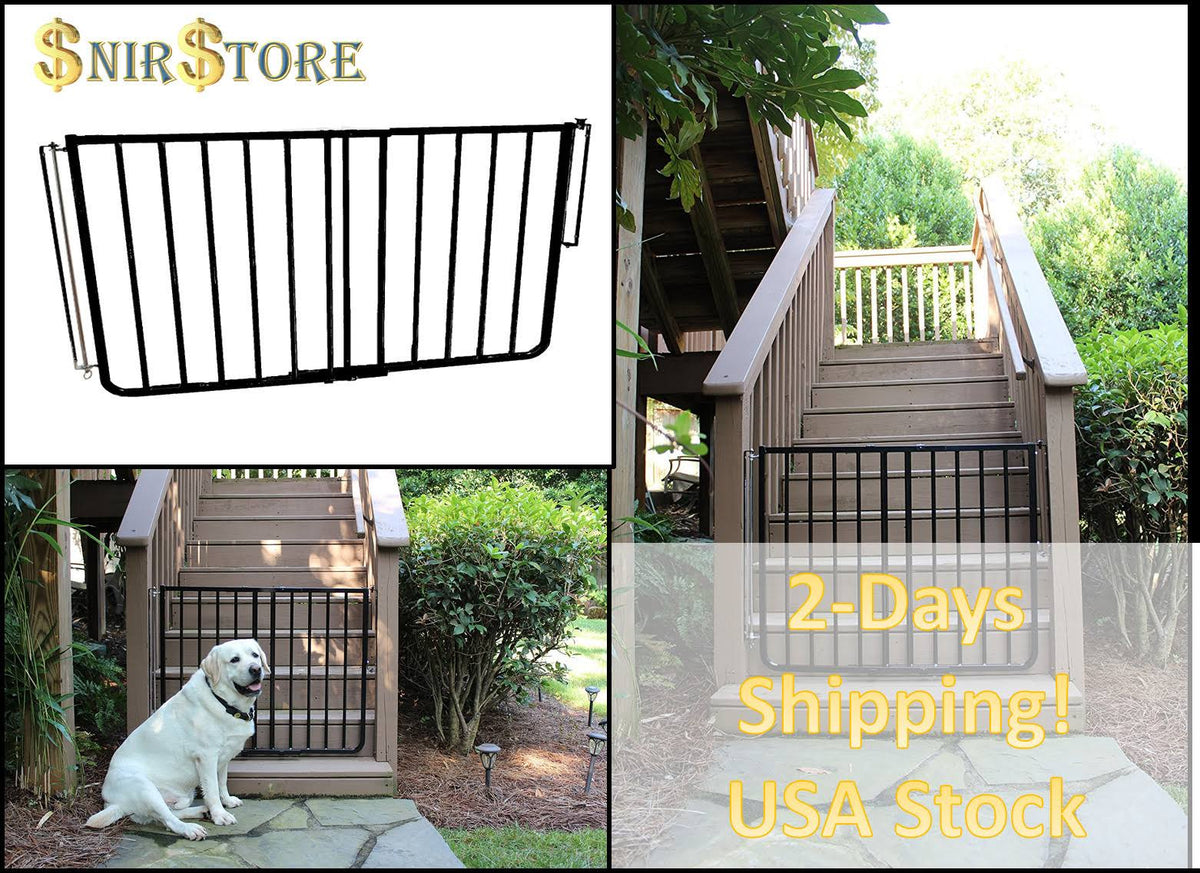Black Stairway Safety Gate K31674