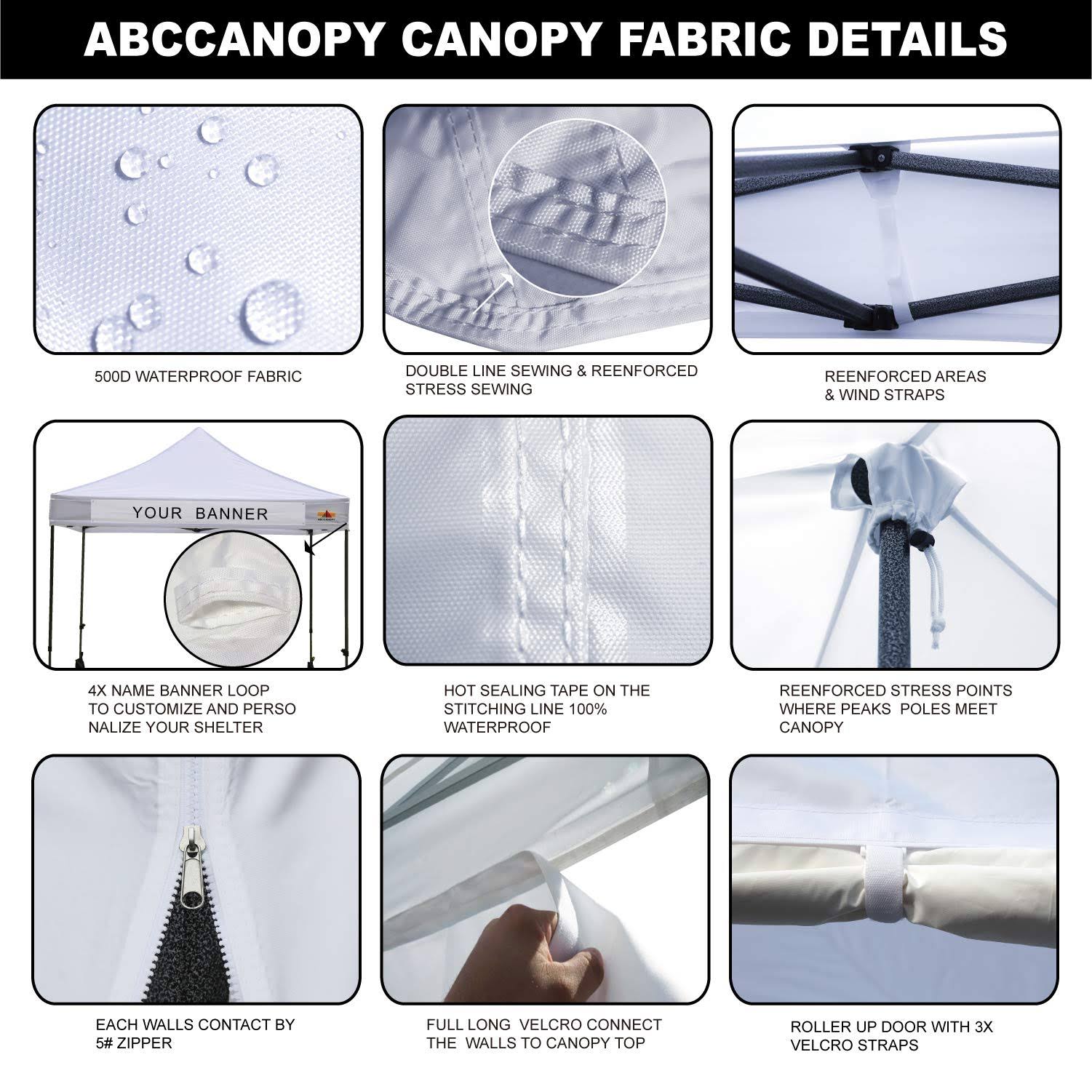 Canopy Tent 10 x 10 Pop Up Commercial Tents Y616