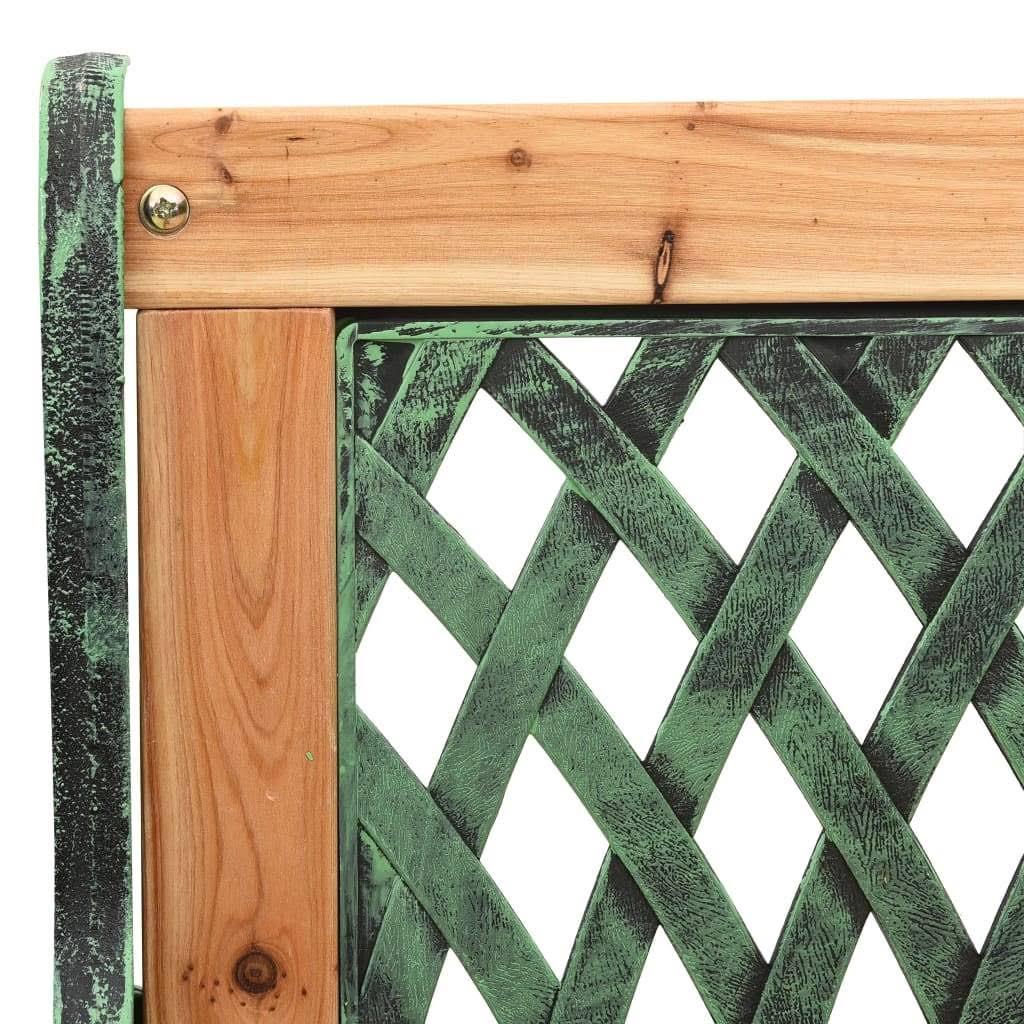 Cast Iron and Solid Firwood Garden Bench P554