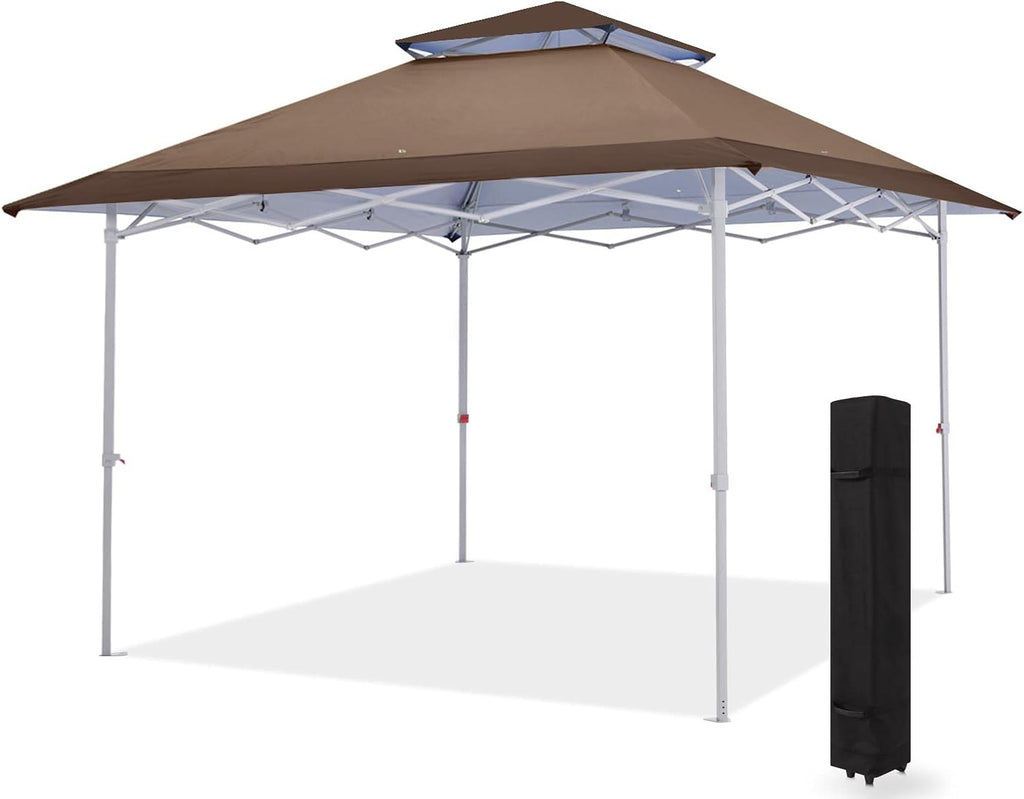 Pop-Up Canopy Tent 13x13 Instant Shelter with Wheeled Bag C879