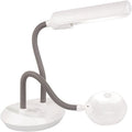 13 Watt White Magnifier Lamp with Flexible Neck D14643