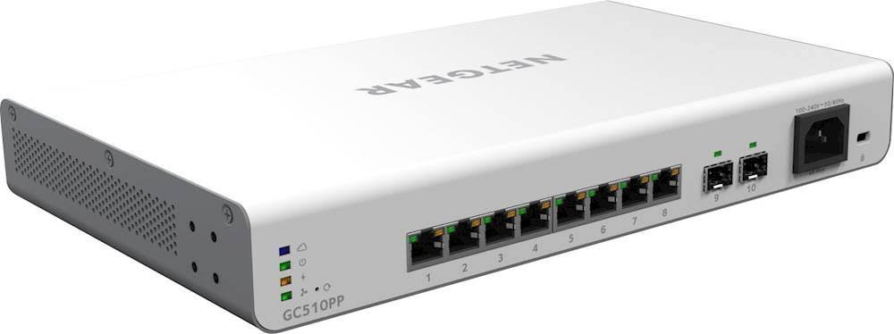 8 PoE+ Ethernet Ports Managed L2 Switch F868