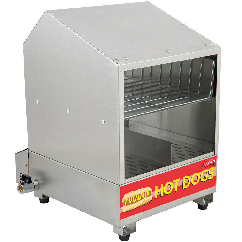 40 Bun Hot Dog Steamer Commercial Warmer Stand 120V S357075