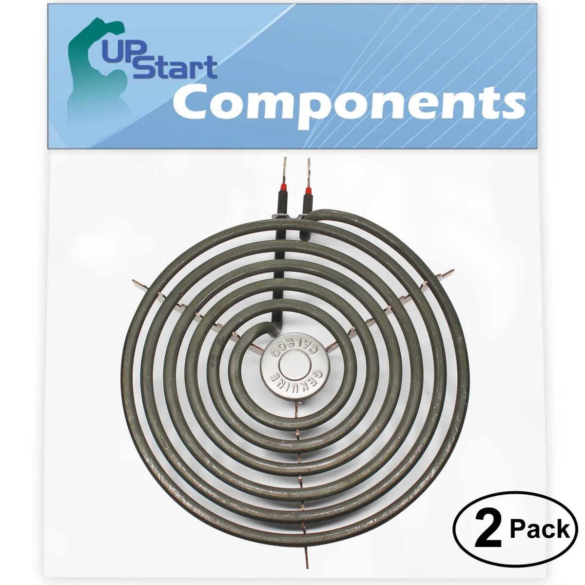2-Pack 8 inch 6 Turns Surface Burner Element for Range Stove Cooktop M17998