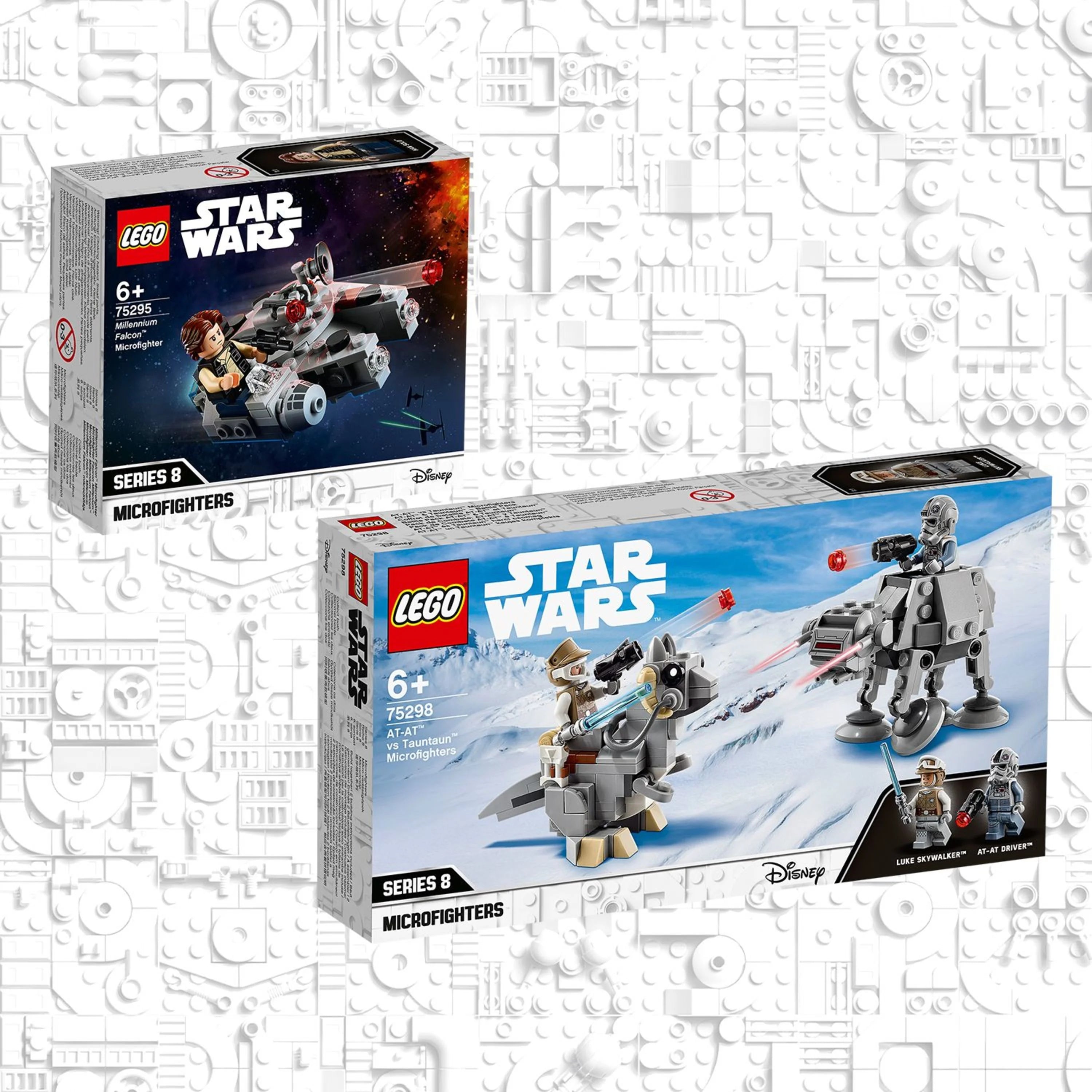 LEGO Star Wars AT-AT vs. Tauntaun Microfighters Building Toy (205 Pieces) S348
