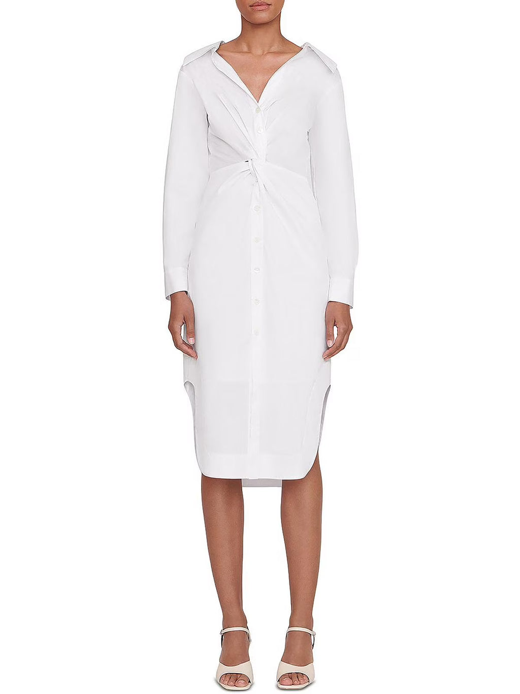 Clea Collared Midi Shirtdress T283