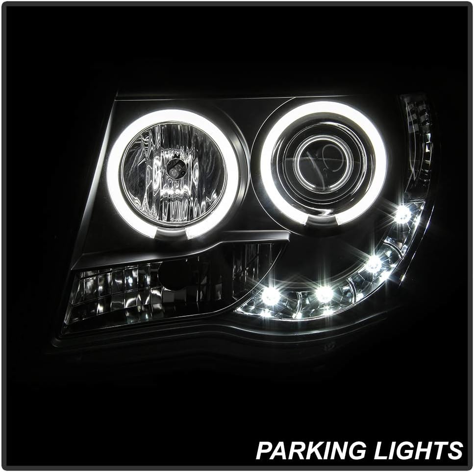 Black Housing Projector Headlights Headlamps X742