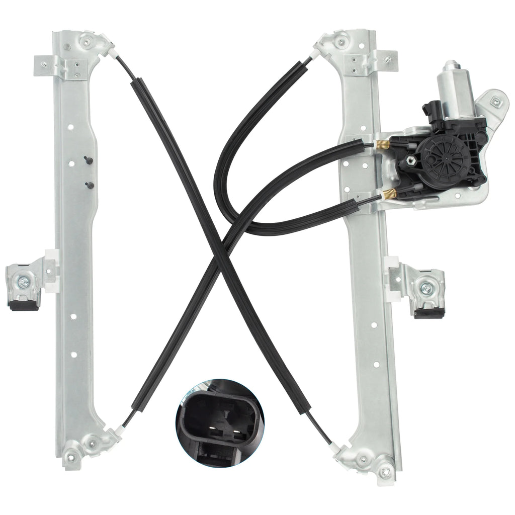 Rear Right Passenger Side Power Window Regulator & Motor Q2708