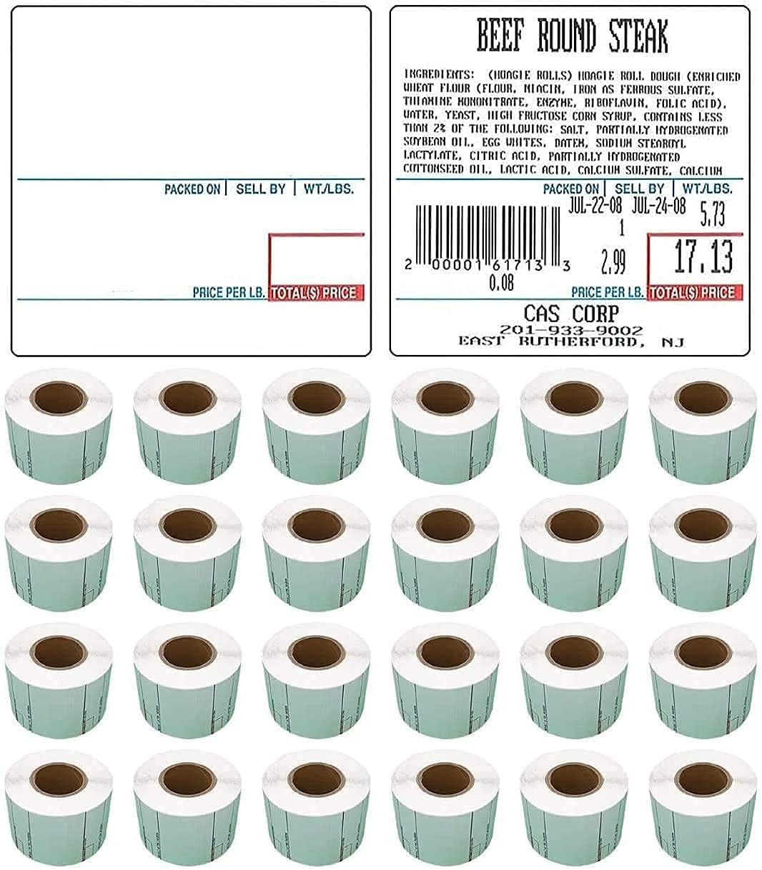 58 x 50 mm Printing Scale Label, 36 Rolls Per Case R90922