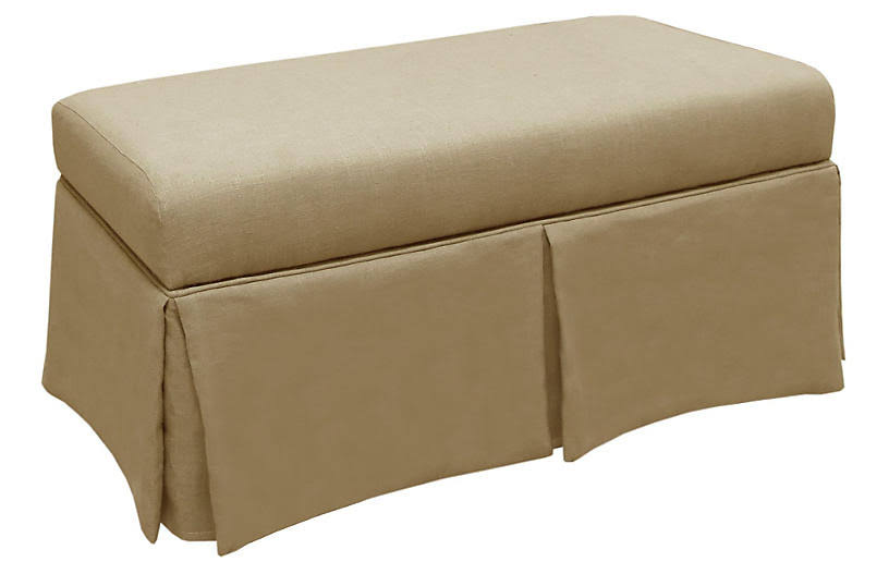 White Storage Bench V126545
