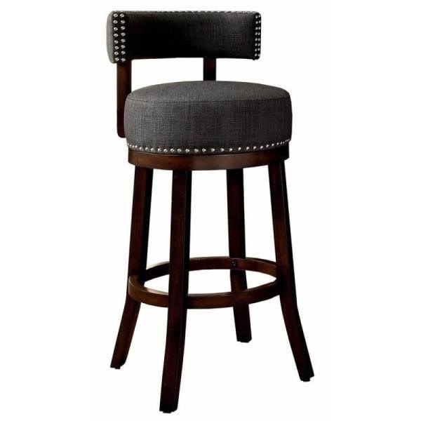 Gray 24x22 Bar Stool Set of 2 V759