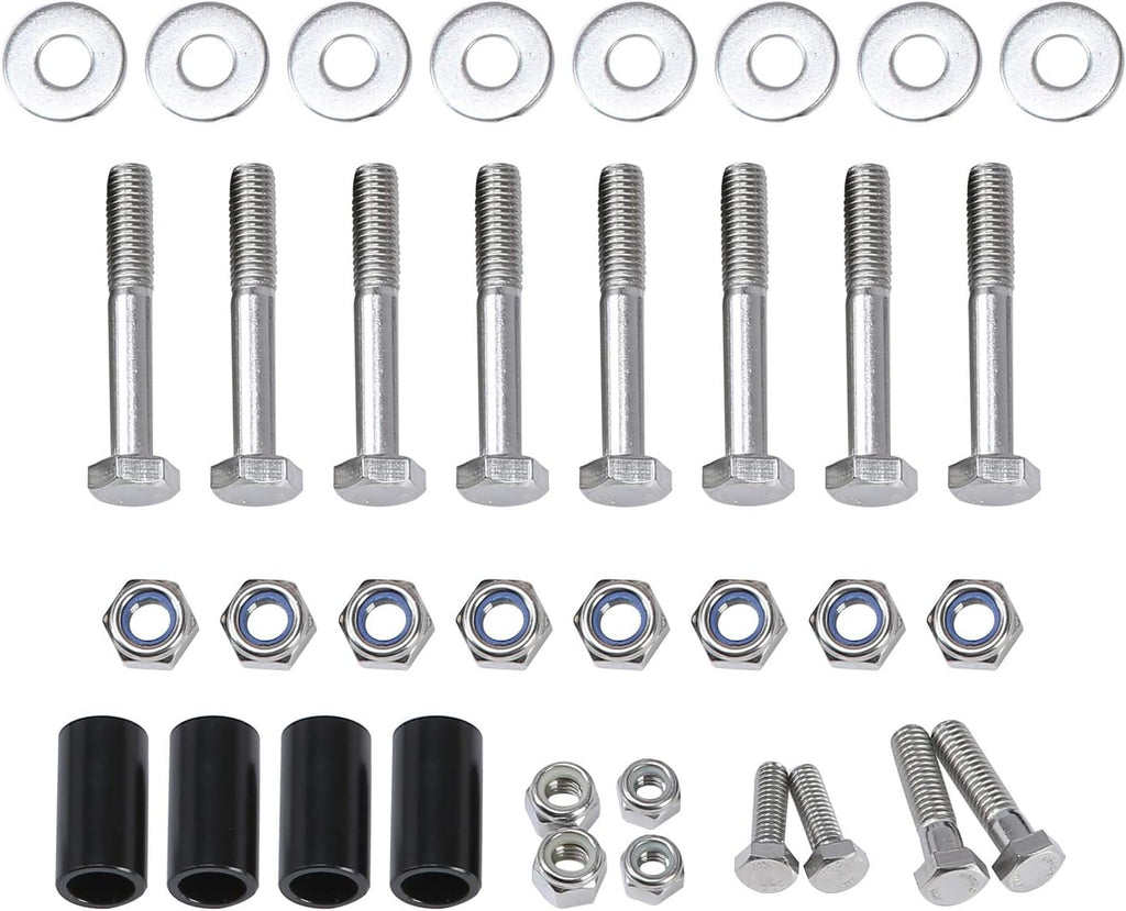 3" Front & Rear Lift Kit Steel Compatible with 2013-2021 Polaris Ranger XP 570 900 Crew XP 1000 Full Size Pack of 2 H715