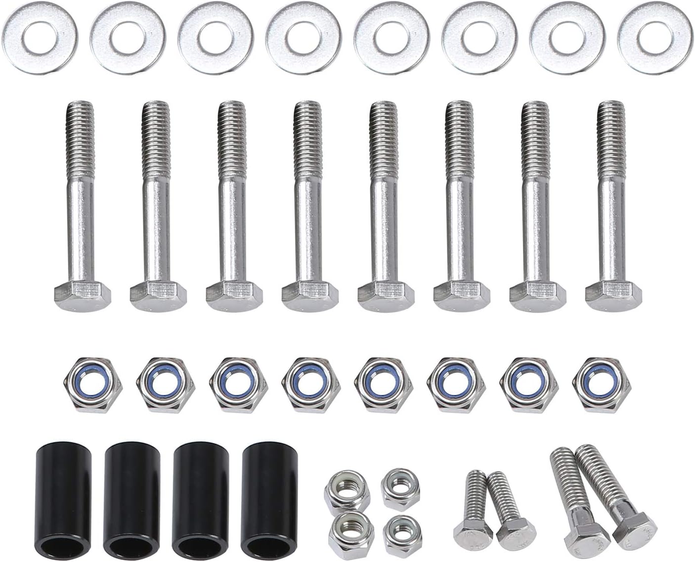 3" Front & Rear Lift Kit Steel Compatible with 2013-2021 Polaris Ranger XP 570 900 Crew XP 1000 Full Size Pack of 2 H715