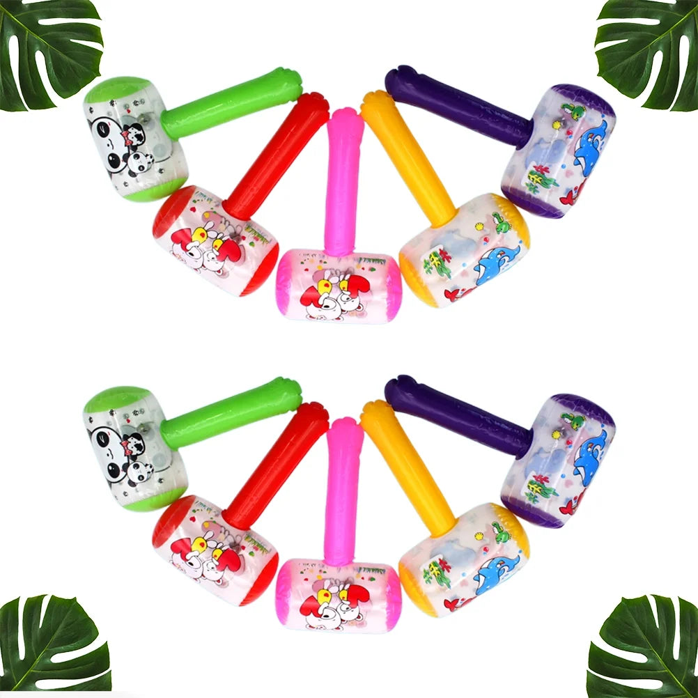 Inflatable Hammer Toy with Bell W8359