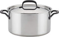 5-Ply Clad Stainless Steel Stock Pot with Lid, 8 Quart D2409