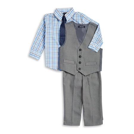 Light Grey Boys Vest Set C816420