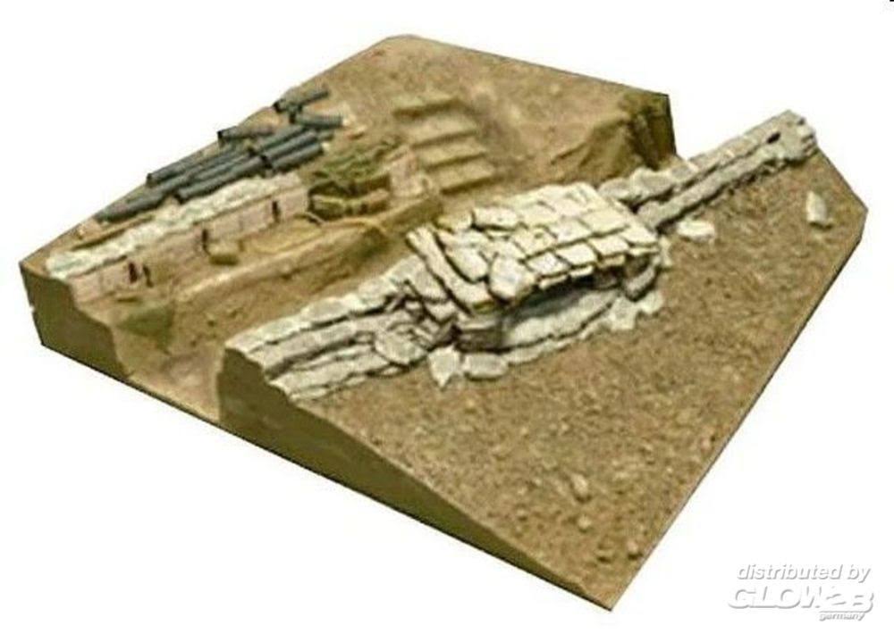 1:35 War Machine Gun Bunker Base F1345
