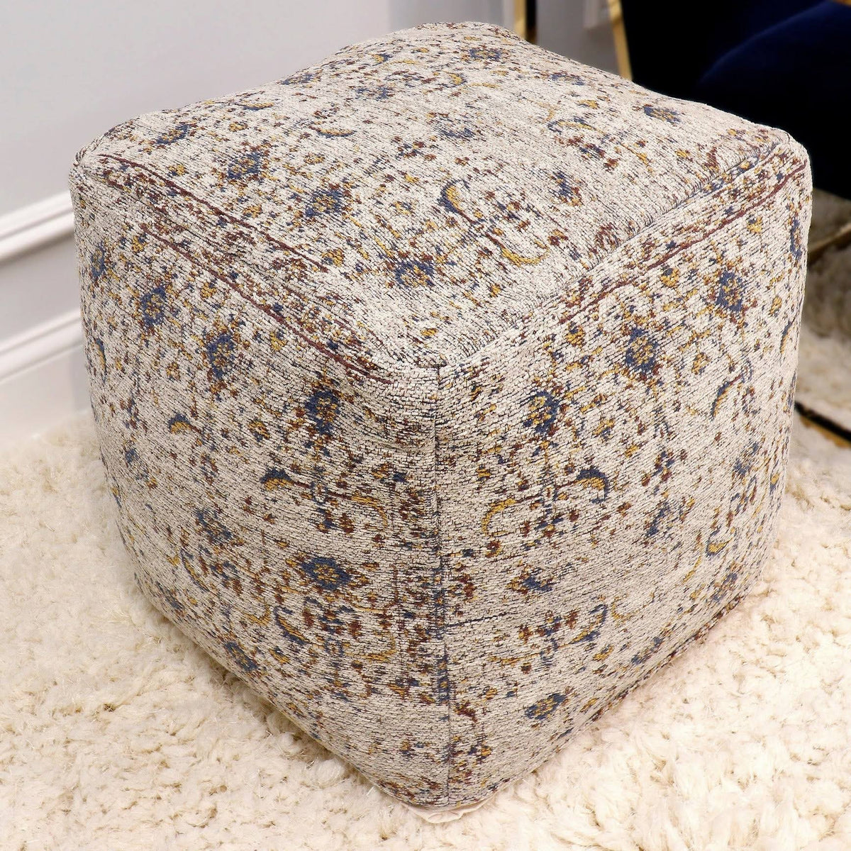 Taupe Ottoman Pouf M618