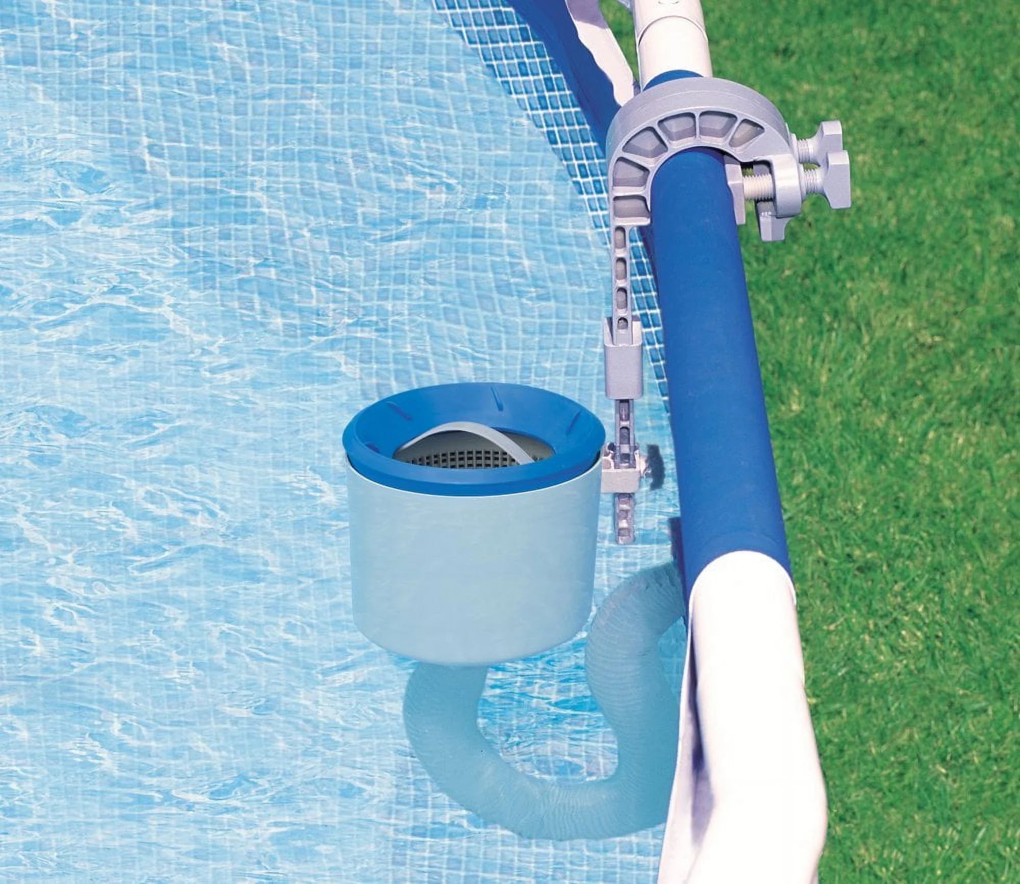 Intex Pool Pump with Wall Mount Automatic Skimmer and Pool Filters (6 Pack) D575734
