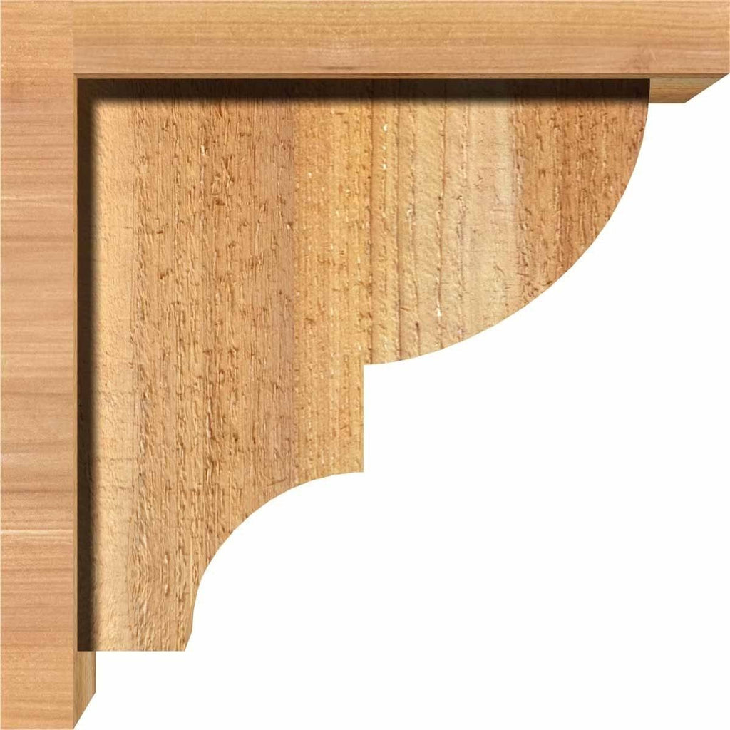 Ridgewood Rough Sawn Corbel with Backplate, Western Red Cedar K528968