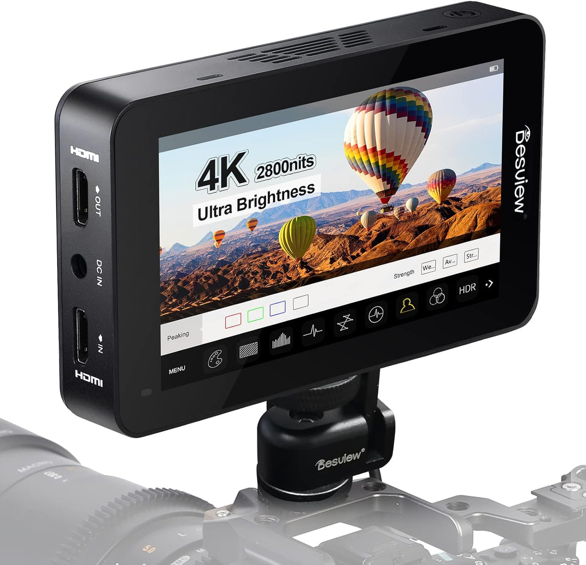 5.5 inch Touch Screen Camera Field Monitor with 4K Input/Output Z586