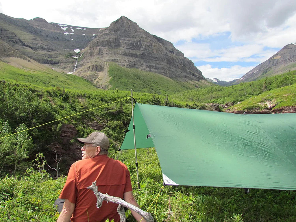 Ultralight Grey 8' x 10' Silnylon Tarp P9980