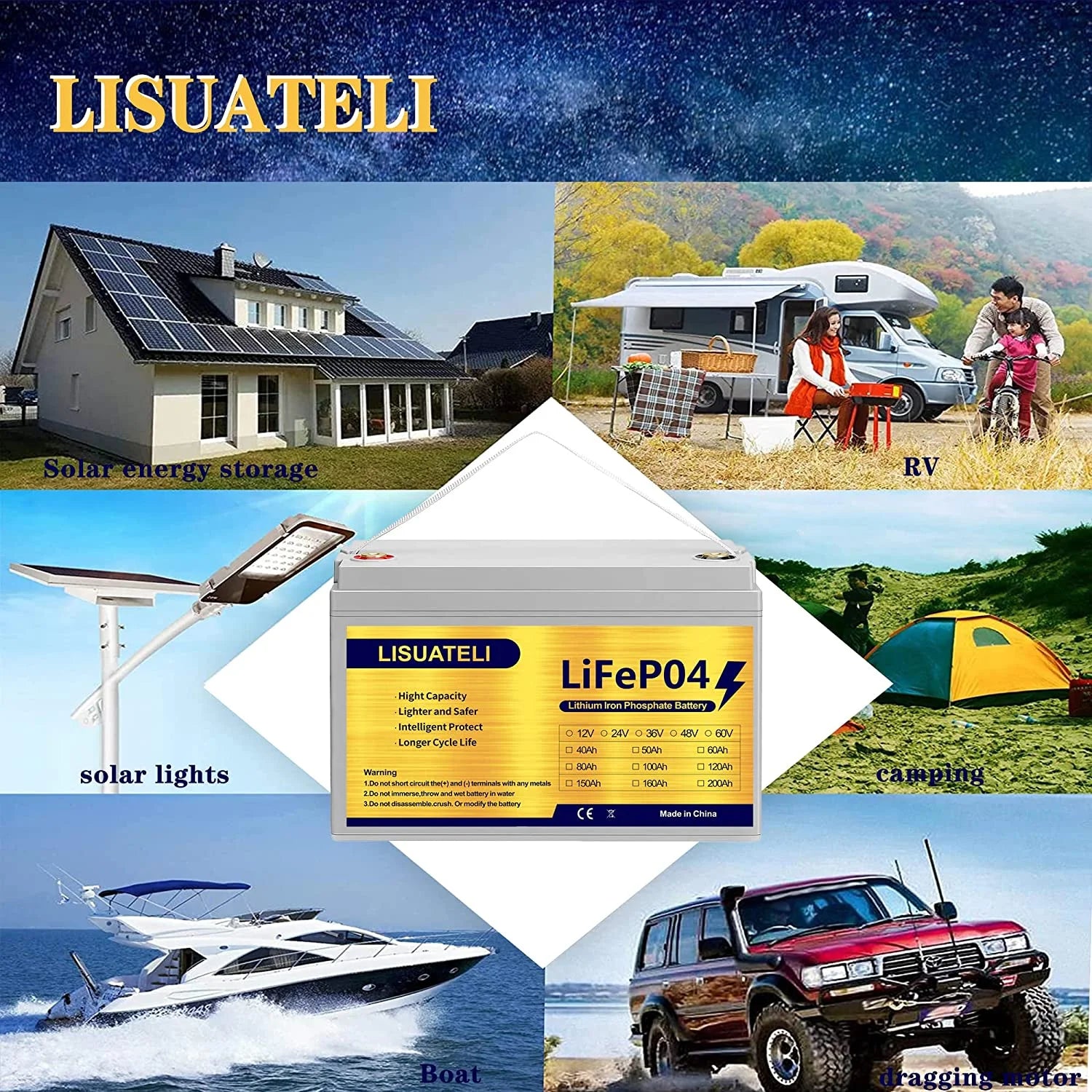 12V 100Ah Lifepo4 Lithium Battery G995380