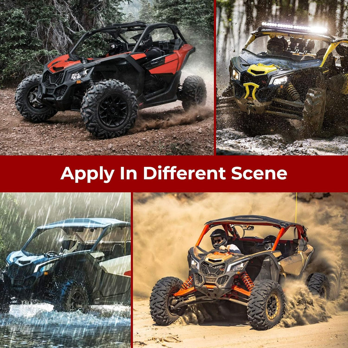 PC Heavy Duty Full Clear UTV Window O5562