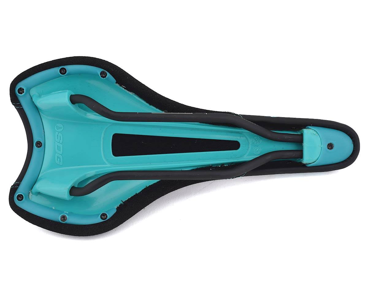 Turquoise Black Saddle with Ti-Alloy Rails D2000