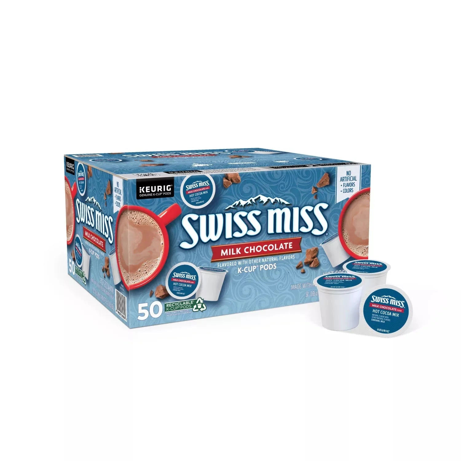 Milk Chocolate Cocoa K-Cup Pods, 0.65 Ounce (50 Count) O972997