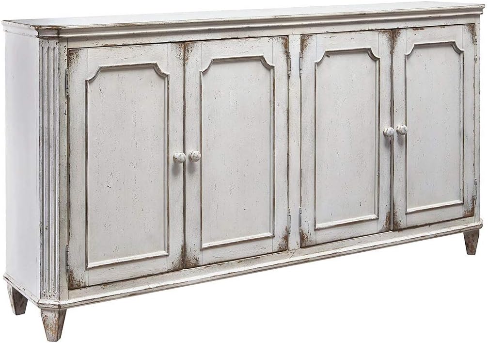 Dark Gray Accent Cabinet with Doors J182